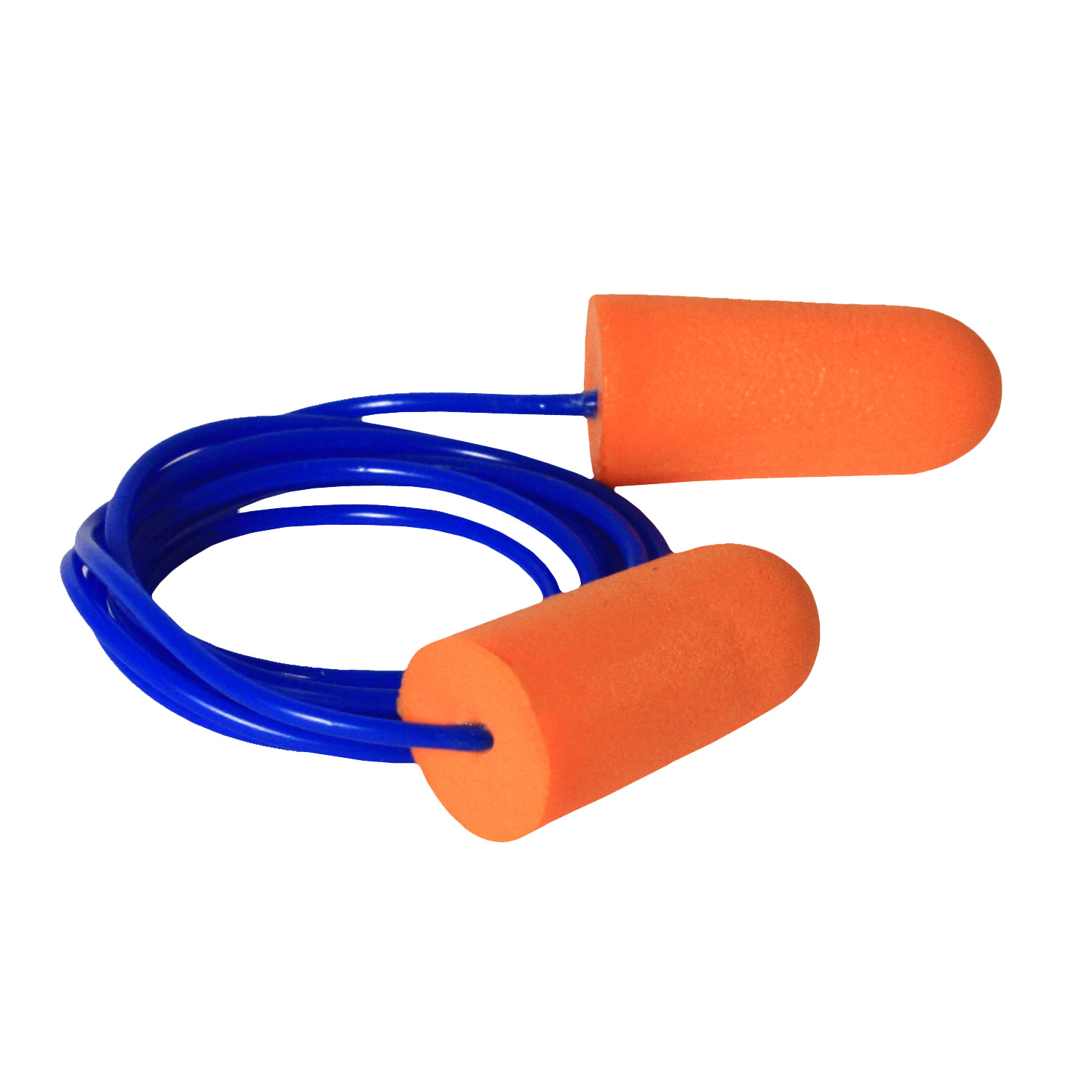 Resistor® 32 Disposable Foam Earplugs - Corded - Corded Earplugs